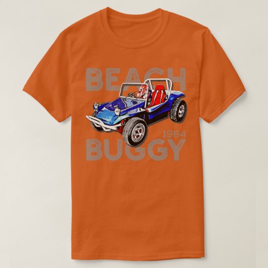 ビーチデューン乳母車クラシック車 Tシャツ (デザイン正面)