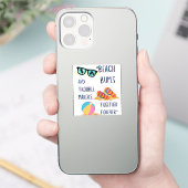 ビーチデークォート シール (スマートフォン)