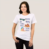 ビーチデークォート トライブレンドTシャツ (正面全面)