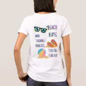 ビーチデークォート Tシャツ (裏面)