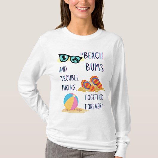 ビーチデークォート Tシャツ (正面)