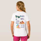ビーチデークォート Tシャツ (裏面フル)