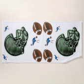 ビーチトゥールズスポーツ ビーチタオル (正面)