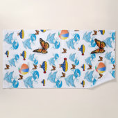 ビーチトゥールドルフィン ビーチタオル (正面)