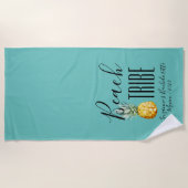 ビーチトライバルガールズトリップバチェロレッテバケーション ビーチタオル (正面)