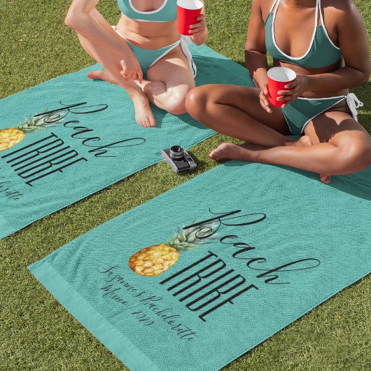 ビーチトライバルガールズトリップバチェロレッテバケーション ビーチタオル