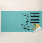 ビーチトライブ Bachelorette Party 女子旅 週末 ビーチタオル (正面)