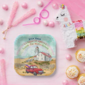 ビーチトラックライトハウス ペーパープレート (パーティー)