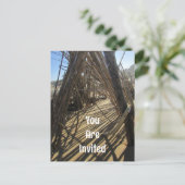 ビーチトリップギャザリングファミリー懇親会招待状 ポストカード (スタンド正面)