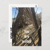 ビーチトリップギャザリングファミリー懇親会招待状 ポストカード (正面/裏面)