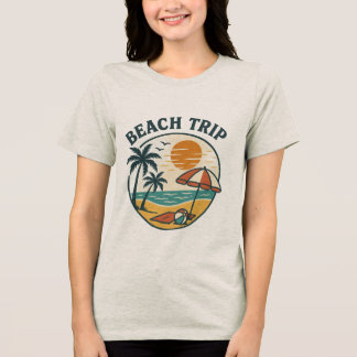 ビーチトリップシャツ、ビーチバケーション トライブレンドＴシャツ
