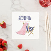 ビーチトリップビーチ椅子懇親会 スタンダードカクテルナプキン (インサイチュ)