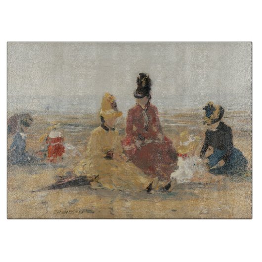 ビーチトルビル1887年Eugene Boudin カッティングボード (正面)