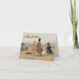 ビーチトルビル1887年Eugene Boudin カード