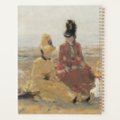 ビーチトルビル1887年Eugene Boudin プランナー手帳 (裏面)