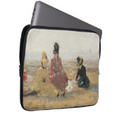 ビーチトルビル1887年Eugene Boudin ラップトップスリーブ (正面右)