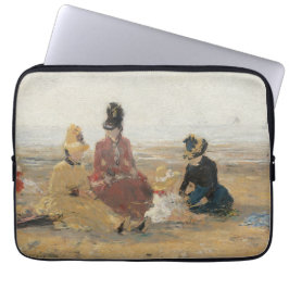 ビーチトルビル1887年Eugene Boudin ラップトップスリーブ