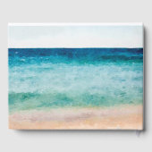 ビーチトロピカルサマー結婚ズのゲストブック ゲストブック (裏面)