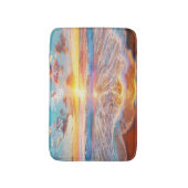 ビーチトロピカルサンセットバスマット バスマット (正面縦)