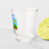ビーチトロピカルデスティネーションウェディングハワイの好意 ショットグラス (右)