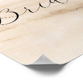 ビーチトロピカルパ結婚ーム歓迎の看板ポスター ポスター (角)