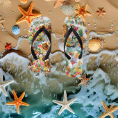 ビーチトロピカルフルーツカクテルバチェロレッテ ビーチサンダル