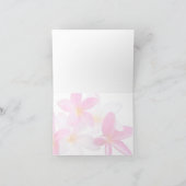 ビーチトロピカルフローラハ結婚ワイズサンキュー サンキューカード (内部)