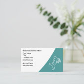 ビーチトロピカルマーメイドテーマ名刺 名刺 (スタンド正面)