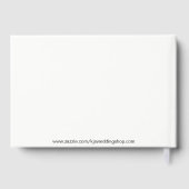 ビーチトロピカル結婚シーサイドまたはシャワーゲストブック ゲストブック (裏面)