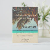 ビーチトロピカル パームの披露宴会場 招待状 (スタンド正面)