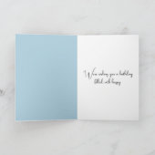 ビーチドゥングラスハッピーバースデー カード (内部)