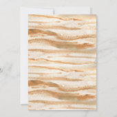 ビーチドライトロピカルデザートボホブライダルシャワー 招待状 (裏面)