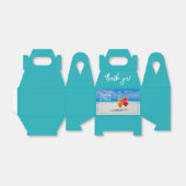 ビーチドリンクサンキューボックス結婚式の引き出物 フェイバーボックス (折り畳みなし)