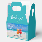 ビーチドリンクサンキューボックス結婚式の引き出物 フェイバーボックス (オープン)