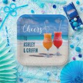 ビーチドリンクボンボヤージニューリウェズトロピカル ペーパープレート (パーティー)