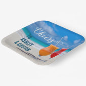 ビーチドリンクボンボヤージニューリウェズトロピカル ペーパープレート (傾斜あり)