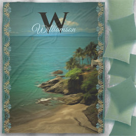 ビーチドリーム0026 フリースブランケット