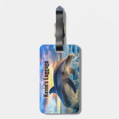 ビーチドルフィンモノグラムラゲッジタグ ラゲッジタグ (裏面縦)