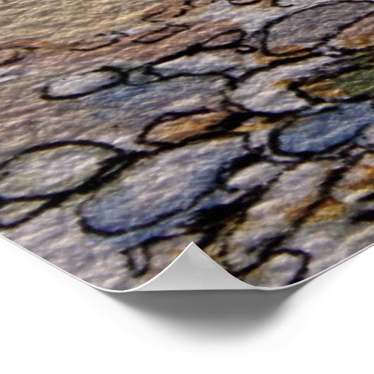 ビーチド ポスター (角)