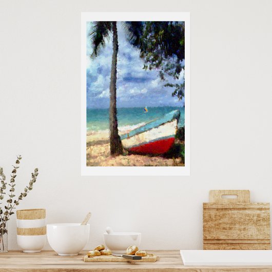 ビーチド ポスター (キッチン)