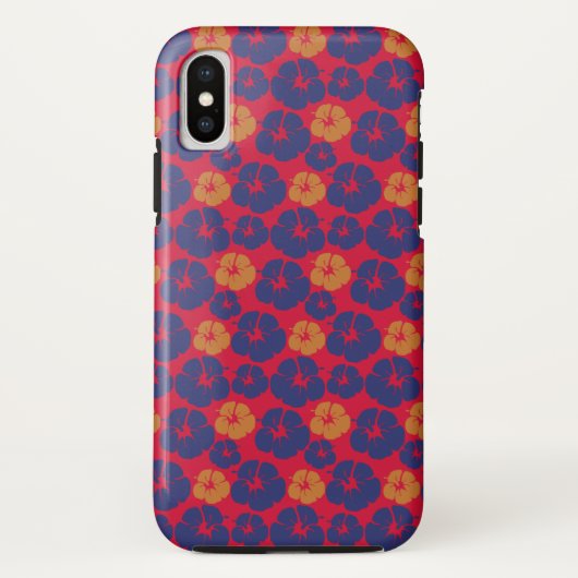 ビーチハイビスカス熱帯フローラ Case-Mate iPhoneケース (裏面)