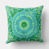 ビーチハイブルー&グリーンクレイアート6096 クッション (裏面)