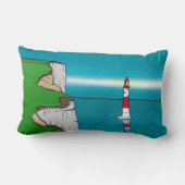 ビーチハイヘッドライトハウスイングリッシュチャンネル ランバークッション (裏面)