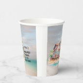 ビーチハウスでのブライズパーティー 紙コップ (右)