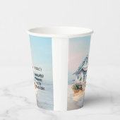 ビーチハウスでのブライズパーティー 紙コップ (右)