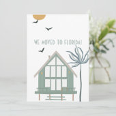 ビーチハウスとパームツリーフロリダに移動 案内状 (スタンド正面)