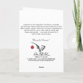 ビーチハウスのクリスマスカードV シーズンカード (裏面)