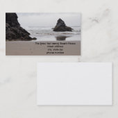 ビーチハウスの接触カード コーリングカード (正面/裏面)