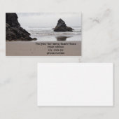 ビーチハウスの接触カード コーリングカード (正面/裏面)