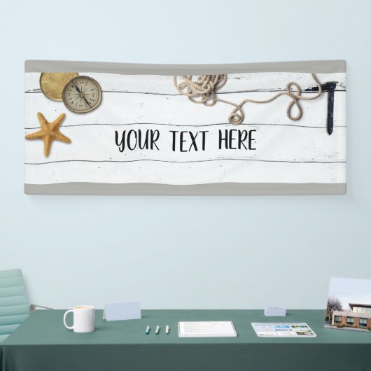 ビーチハウスの旗 横断幕 (トレードショー)